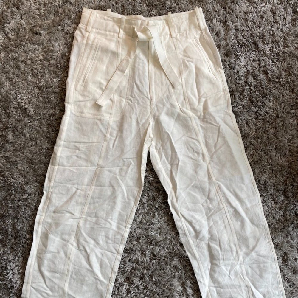 Tailored White Pants